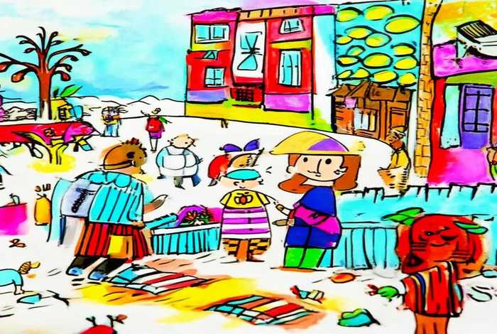 生活手抄报简笔画（生活手抄报简笔画图片）