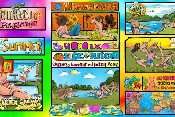 暑假生活手抄报图片大全高中 暑假生活手抄报图片大全高中生