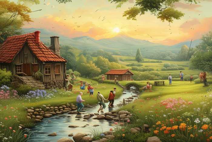 农村惬意生活图、农村惬意生活图片 农村惬意生活图、农村惬意生活图片