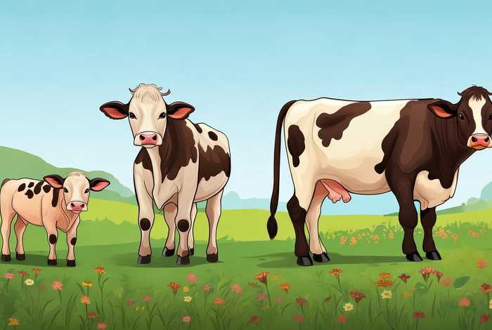奶牛的生长周期分为几个阶段、奶牛的生长周期分为几个阶段图片