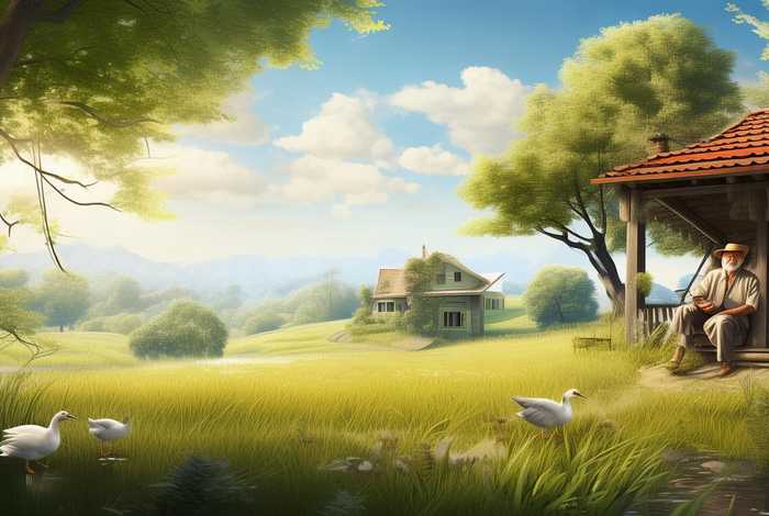 惬意的乡村生活的句子说说；惬意的乡村生活的句子说说短句