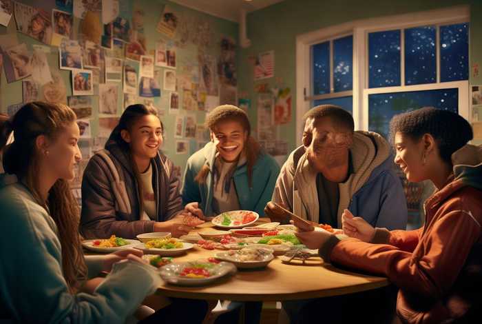 描写宿舍生活和谐的英语作文（描写宿舍生活和谐的英语作文高中）