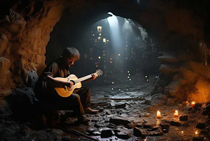 生活在地下吉他谱赵雷（生活在地下吉他谱野孩子）