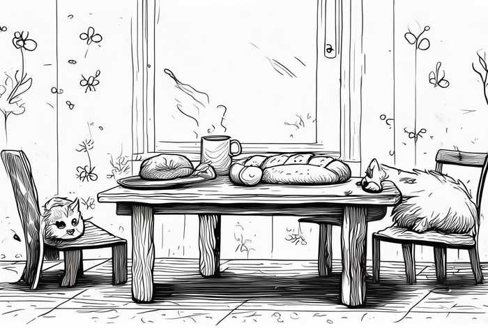 生活场景图片（生活场景图片简笔画）