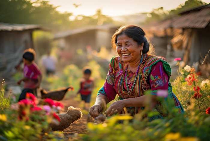 农村妇女的生活丰富多彩，农村妇女的生活丰富多彩图片