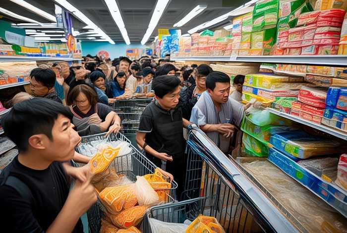 深圳超市抢购生活物资、深圳超市抢购生活物资是真的吗