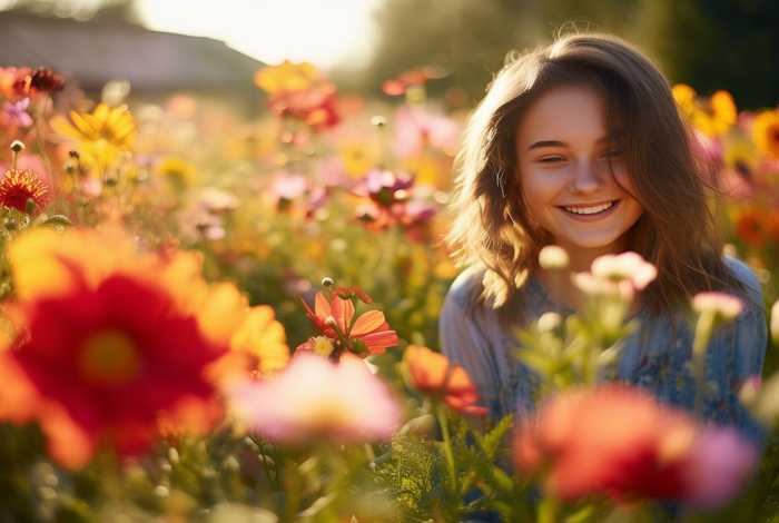 生活的花朵是我们的笑容；生活的花朵是我们的笑容作文