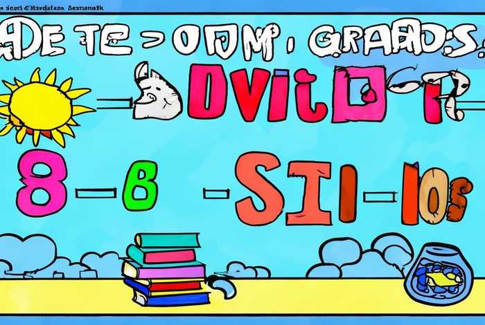 生活中的除法手抄报图、生活中的除法手抄报图片二年级
