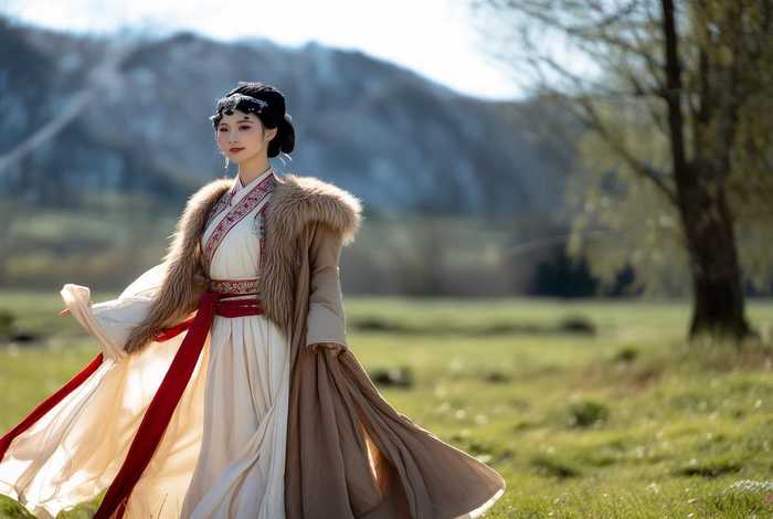 蒙古装扮女、古代蒙古女人装扮