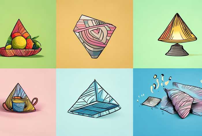 三角形生活用品简笔画图片大全（三角形的生活用品简笔画）