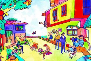 生活手抄报简笔画（生活手抄报简笔画图片）