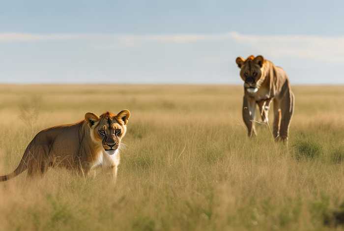 母狮生活了小狮子怎么去捕猎 - 母狮生活了小狮子怎么去捕猎呢