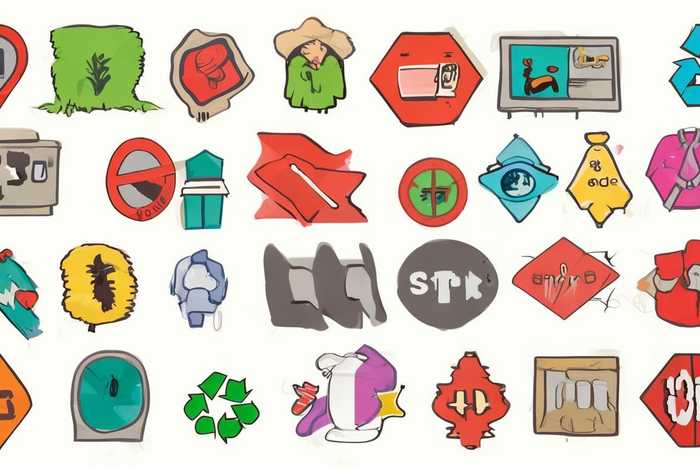 生活标志大全图片（生活标志大全图片简笔画）