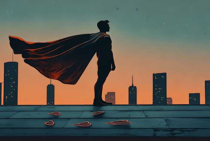 生活中超人不会飞；生活中超人不会飞,但总会在身后一路相遇