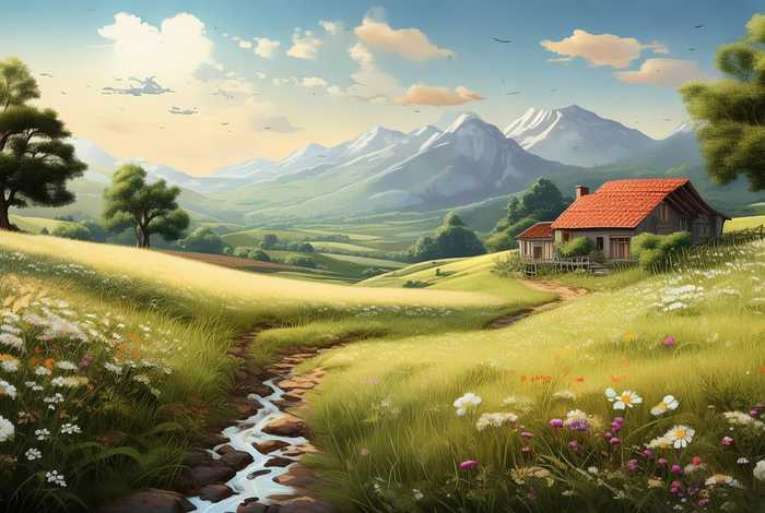 描写乡村生活的美文简短，描写乡村生活的美文简短一点