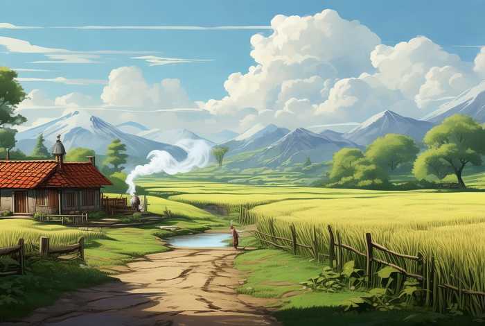 描写乡村生活的诗词，描写乡村生活的诗词选择其中一首抄在下面