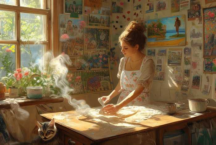 生活一角 生活一角绘画