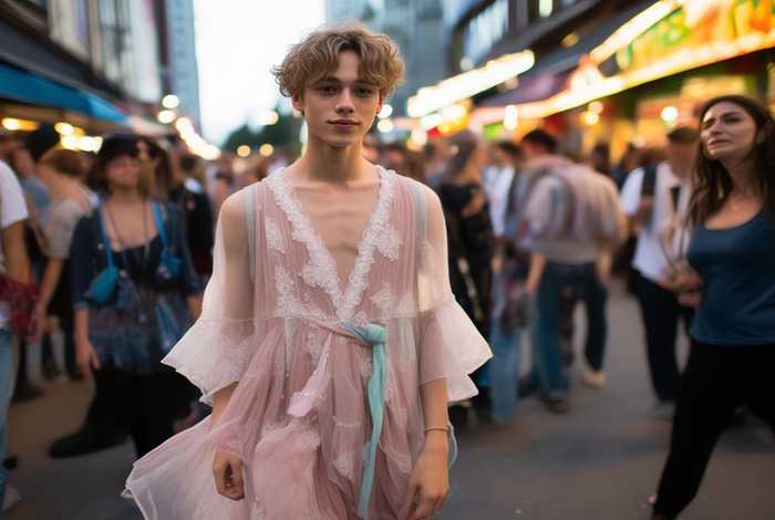 男生穿女装生活（男生穿女装生活短文）