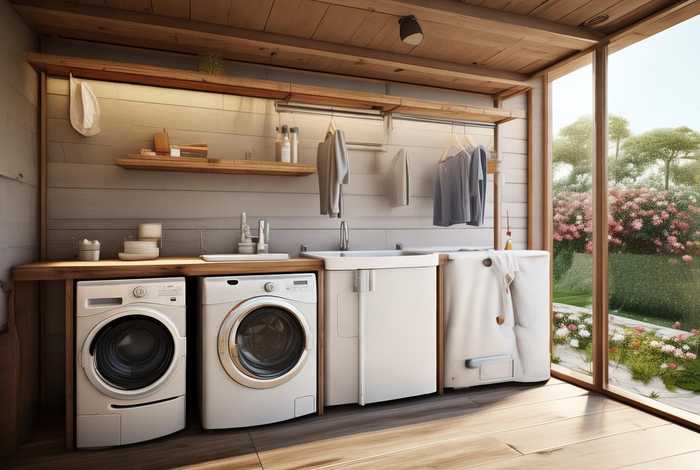 生活阳台效果图洗衣台（生活阳台洗衣台装修效果图）