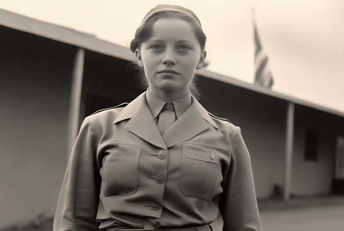 女兵生活照老照片；女兵生活图片
