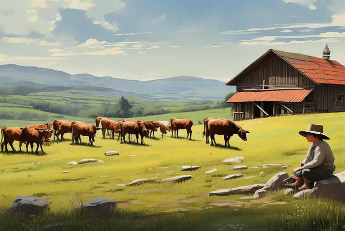 牧场的悠闲生活 牧场的悠闲生活主角11岁上布朗大学