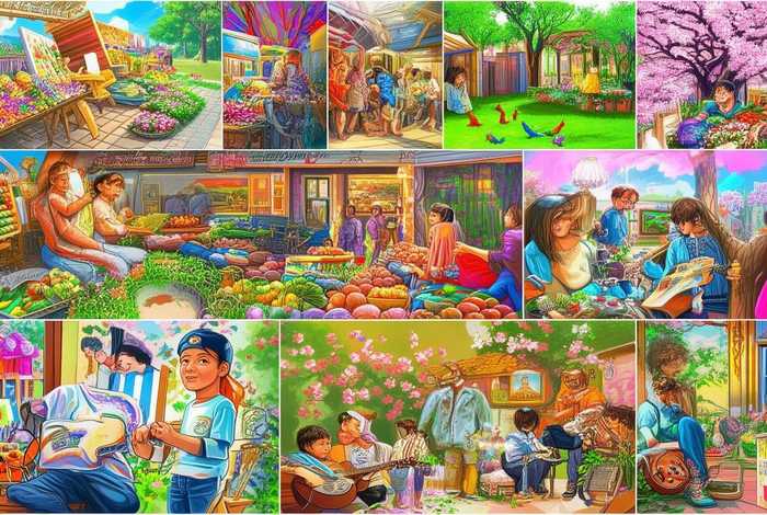 生活是丰富多彩的排比句 - 生活是丰富多彩的排比句子