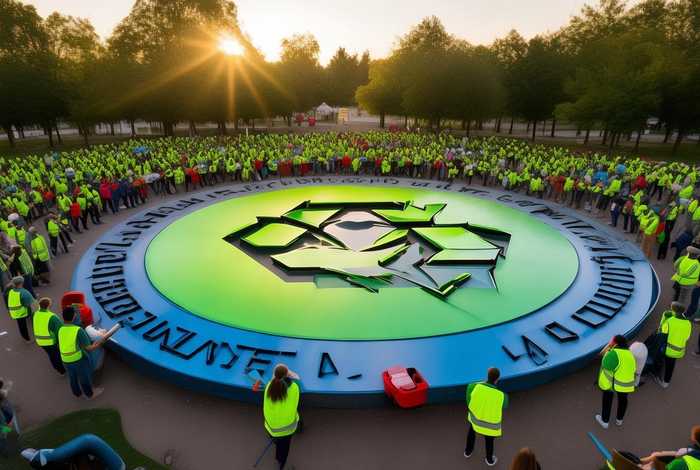 生活垃圾分类万人志愿者活动 - 垃圾分类万人志愿者活动标识