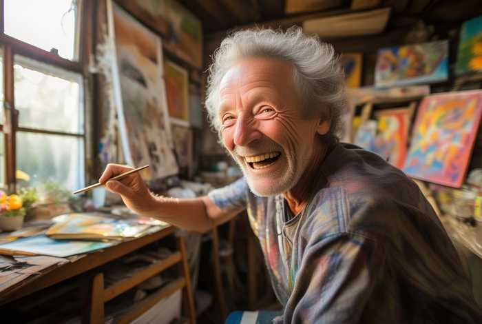 生活很快乐的画家 - 生活很快乐的画家是谁