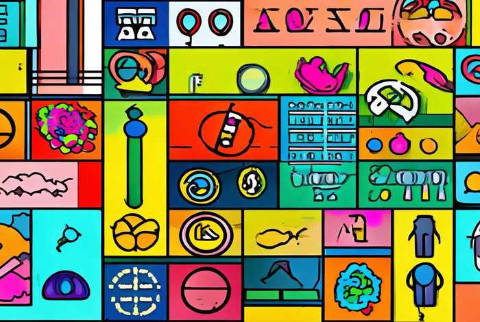 生活标志大全图片简笔画 生活标志大全图片简笔画彩色