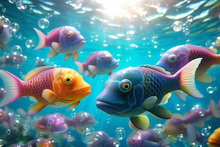 泡泡鱼的美丽生活泡泡球比赛 泡泡鱼的美好生活