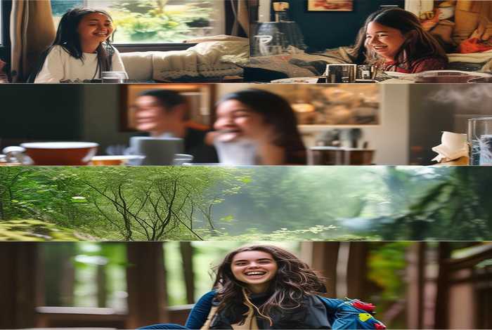 女生生活照组；女生生活照组合图片