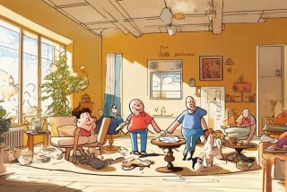 手绘幸福生活图片大全、手绘幸福生活图片大全简笔画