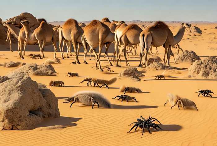 什么动物生活在沙漠里 - 什么动物生活在沙漠里最多