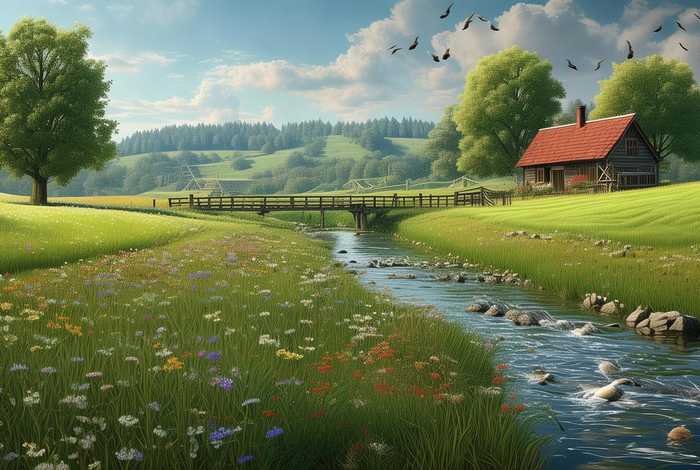 农村生活照片风景图片；农村生活照片风景图片大全