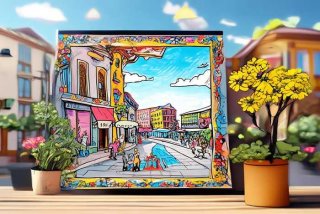 生活景象手抄报 生活景象手抄报模板