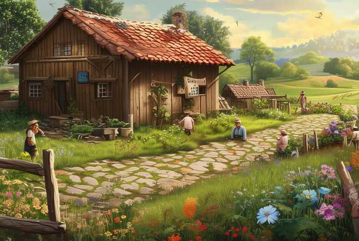 农村生活照片模板 农村生活照片模板素材