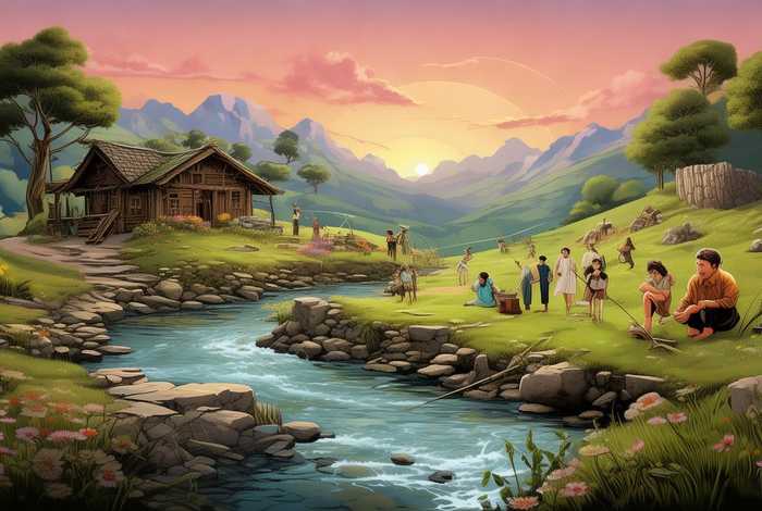 世外桃源生活的图片（世外桃源的生活是什么意思）