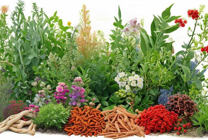 生活中常见的中草药绘画、生活中常见的中草药绘画图片