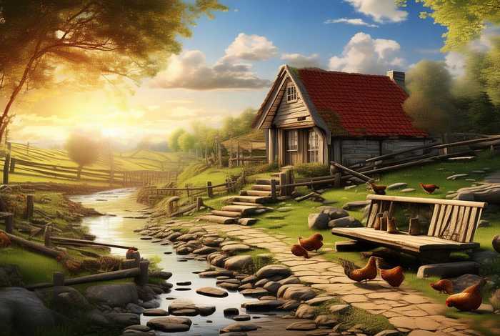 惬意的乡村生活的词（惬意的乡村生活的词语是什么）