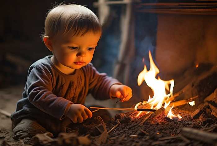 农村生活图片2岁孩子生火真实照片；农村生活图片2岁孩子生火真实照片大全