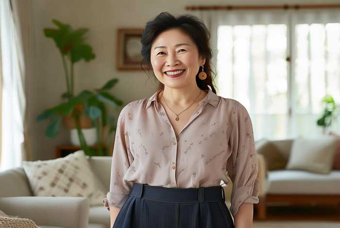 倪萍生活穿搭（倪萍生活穿搭图片）