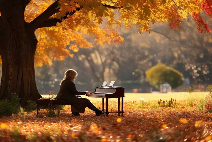 墨尔本的秋天简谱；墨尔本的秋天简谱指法教学