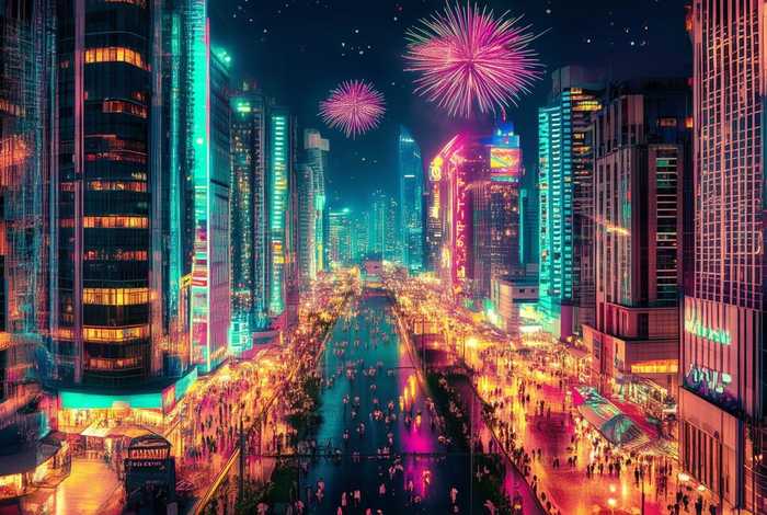 生活夜景照片（生活夜景的图片）