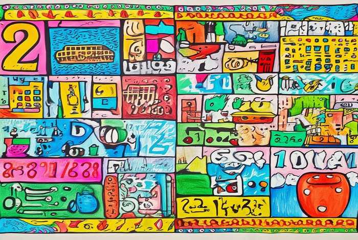 生活中的大数手抄报图片、生活中的大数手抄报图片内容