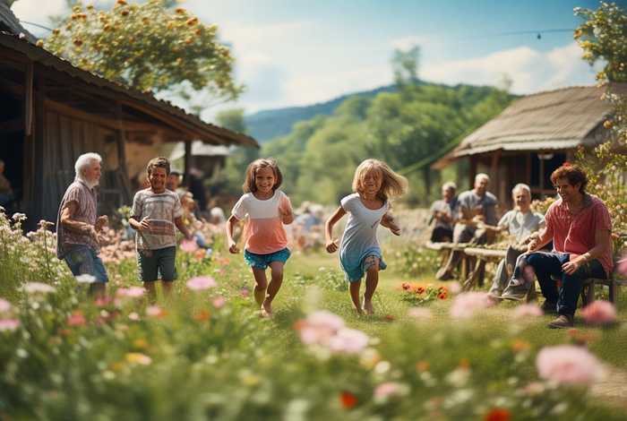 人民生活安居乐业图片 人民安居乐业的幸福生活图片