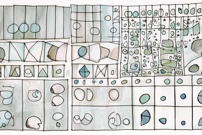 生活中重复的规律图案；生活中重复的规律图案简笔画