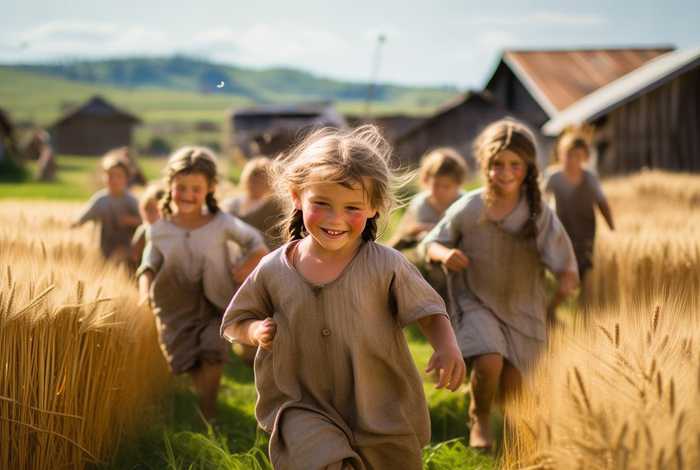 农村儿童生活文案；农村儿童生活文案短句