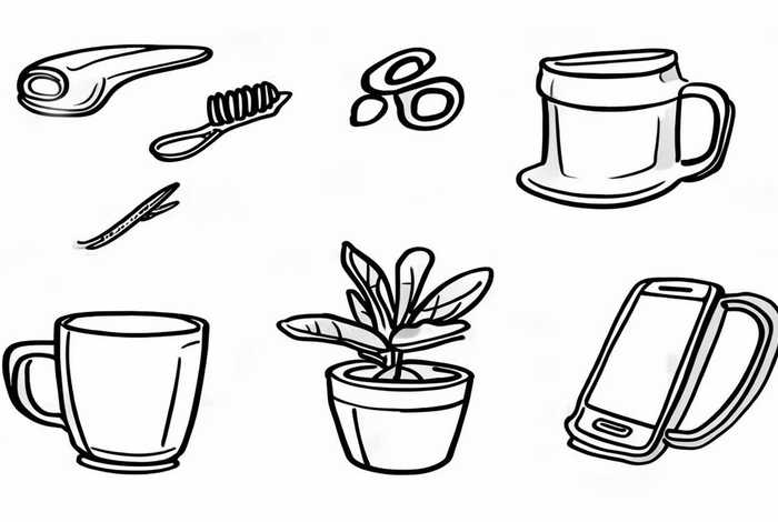 生活用品简易画法；生活用品简易画法怎么画