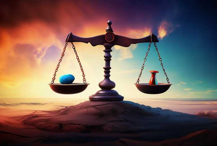生活的天平不曾倾向任何一方 - 生活不是一架准确的天平