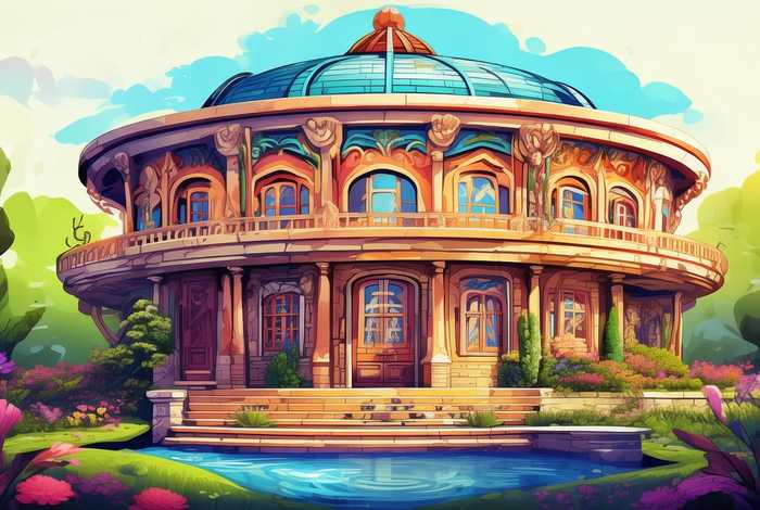 生活中建筑圆的图片 生活中建筑圆的图片怎么画